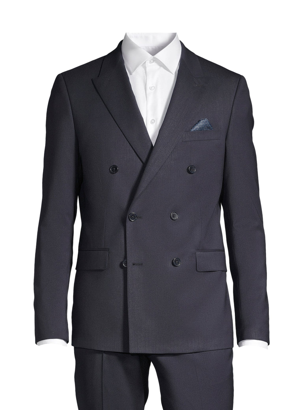 T*o様 Herlipto Double Breasted Classic Bl Horst Stretch Marzotto Double Breast Suit – GAUDI MTL