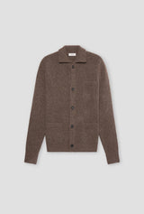 Wool and cashmere shirt jacket
