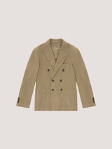 Double-Breasted Jacket in Oxford