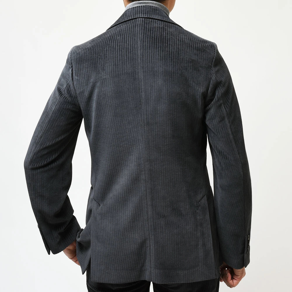 corduroy grey blazer – GAUDI MTL