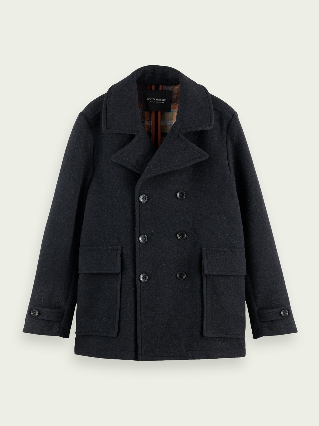 Scotch Soda Bonded wool blend caban GAUDI MTL