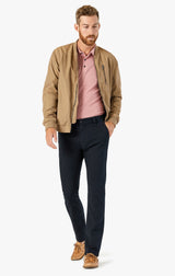 Verona Straight Leg Chino Pants In Black High Flyer