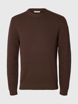 Brown crewneck sweater