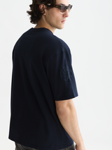 emboridered artwork shirt back