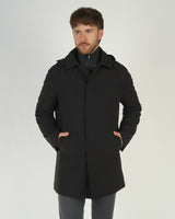 Long Black wool coat

