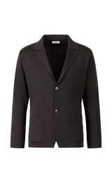 Brown merino wool blazer