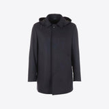 Long navy wool coat

