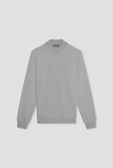 Grey sweater flatlay