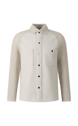 White Wool Jacket Front
