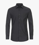 Charcoal long sleeve business shirt