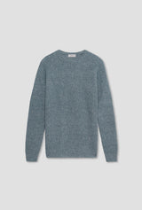 Knit raglan crew neck