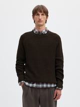 Brown crewneck model