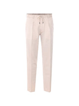 Drawstring Straight-leg Trousers