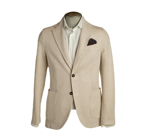 Linen blend blazer