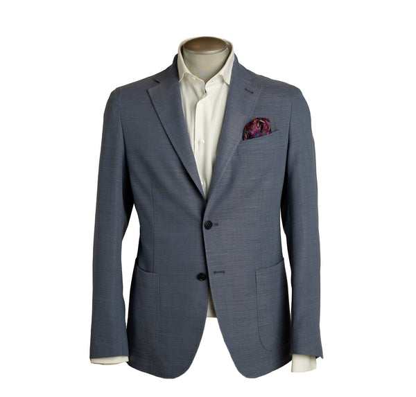 Jersey wool blazer