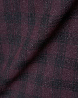blazer Burgundy details