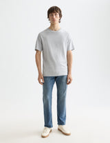 Blue straight jeans