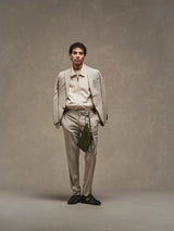 Micro fantasy linen jacket