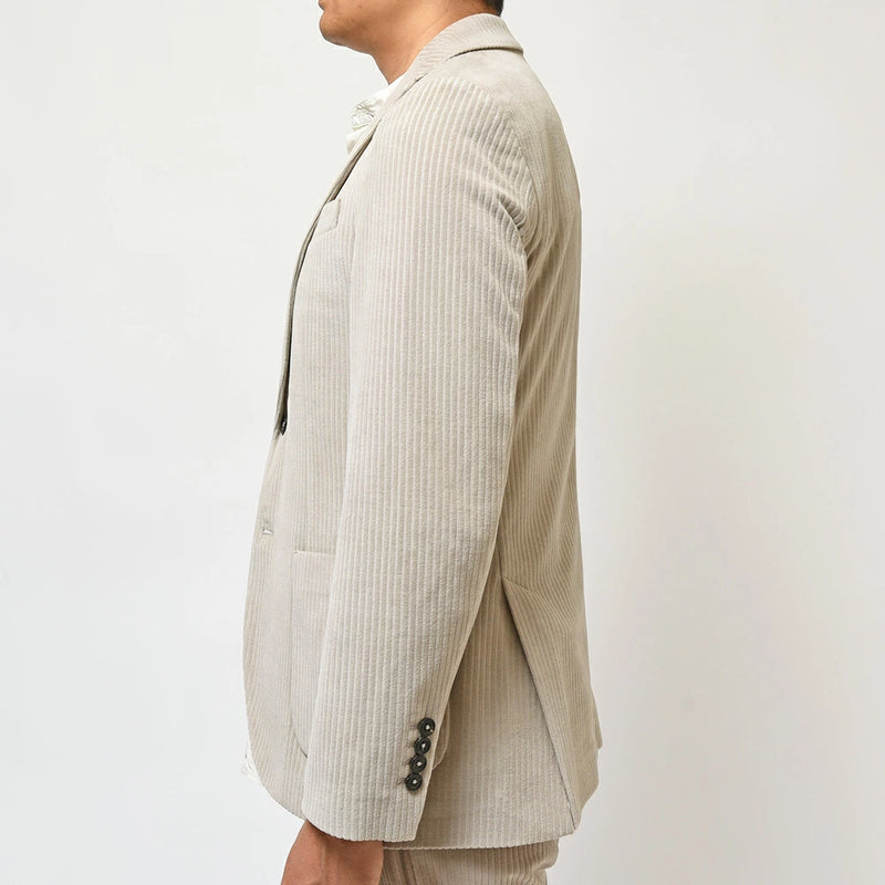 Cream sales corduroy blazer