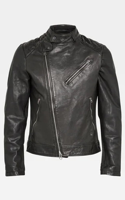 【08sircus】Goat leather zip up blouson 08sircus】Goat leather zip up blouson
