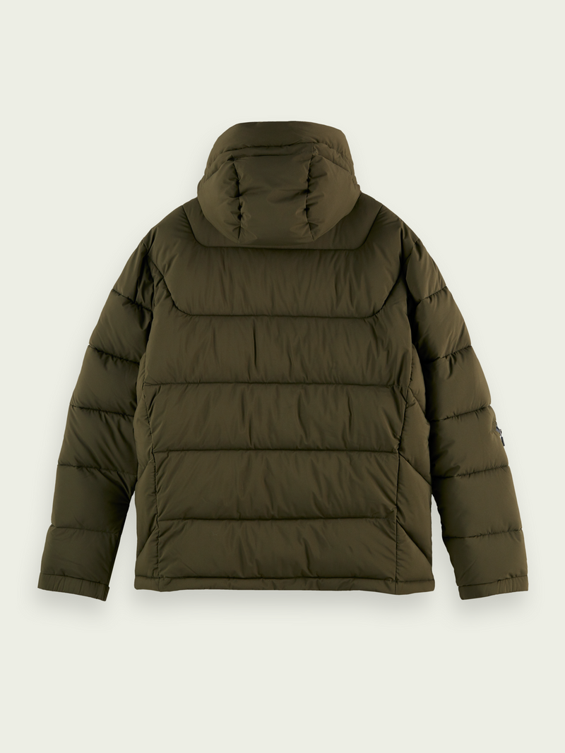 Scotch & Soda Hooded water-repellent puffer jacket
