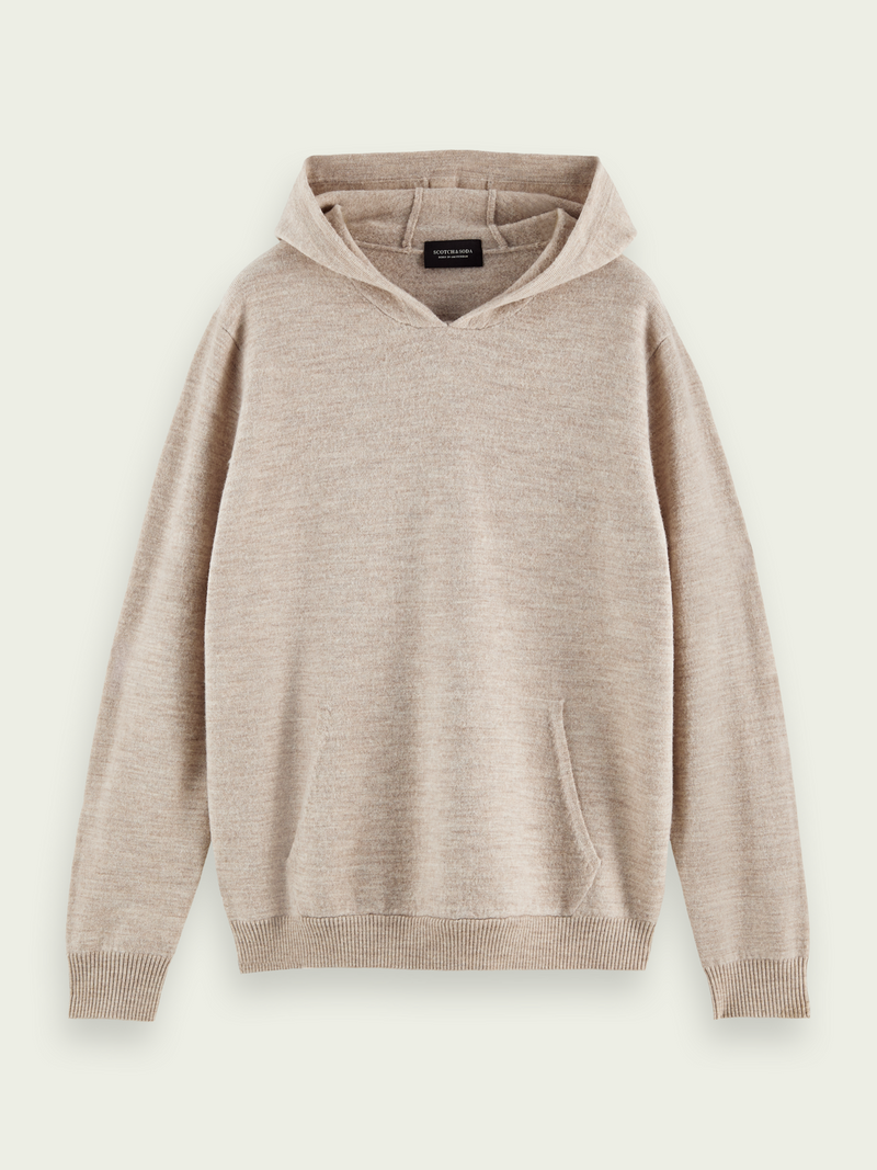 Scotch & Soda Knitted relaxed hoodie