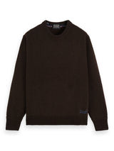 Relaxed wool crewneck