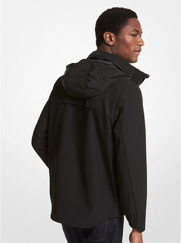 Michael Kors Tech jersey hooded jacket