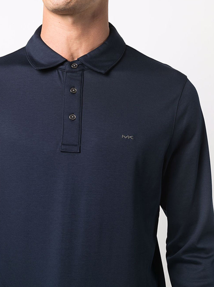 Michael kors long online sleeve polo shirt